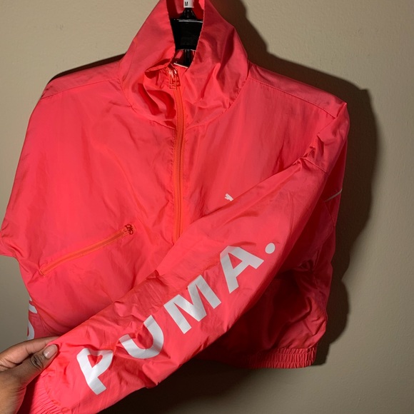 Bright Pink Puma Jacket - Picture 2 of 3